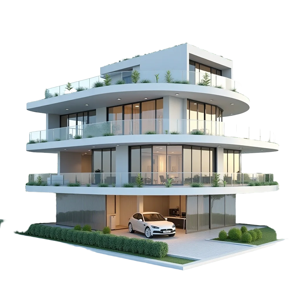 Modern Luxury Apartment Building